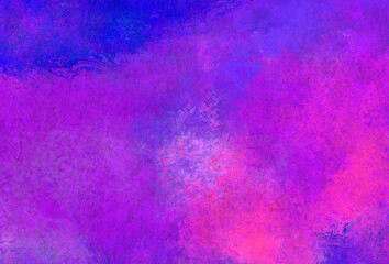 青とピンクと紫のシンプルな靄のようなグランジ