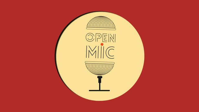 Stand Up comedy Open Mic animation. 