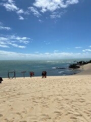 people on the beach