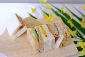 サンドイッチアップ　葉っぱあり