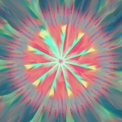 Circle Pattern Illustration in Color