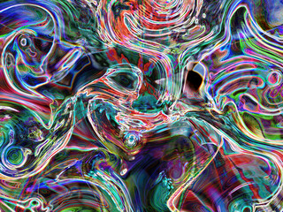 Abstract Illustration Backgrounds in Color 