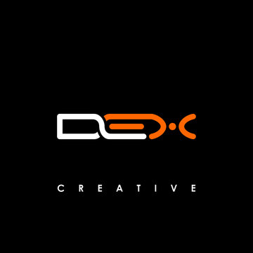 DEX Letter Initial Logo Design Template Vector Illustration