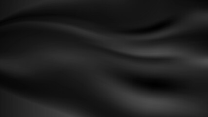 Abstract black smooth waves background