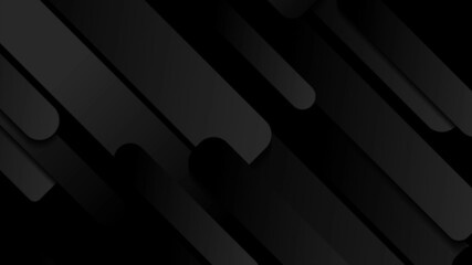 Abstract black hi-tech geometric minimal background