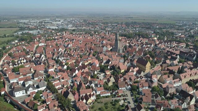 N&ouml;rdlingen City Swabia Bavaria, Germany, Built on a Meteor Crater: N&ouml;rdlinger Ries
