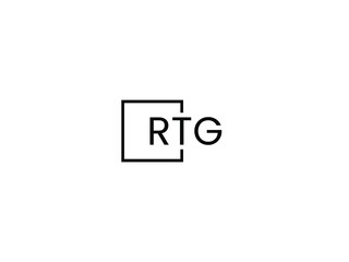 RTG letter initial logo design vector illustration