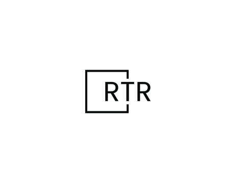 RTR letter initial logo design vector illustration