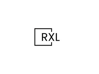 RXL letter initial logo design vector illustration