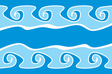 Abstract background with cute waving line pattern