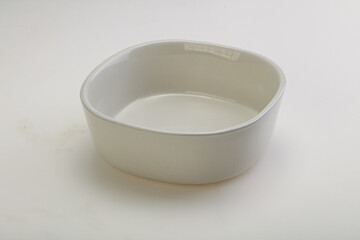 White proclean bowl for serving