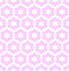 Abstract seamless rosy floral pattern and texture.