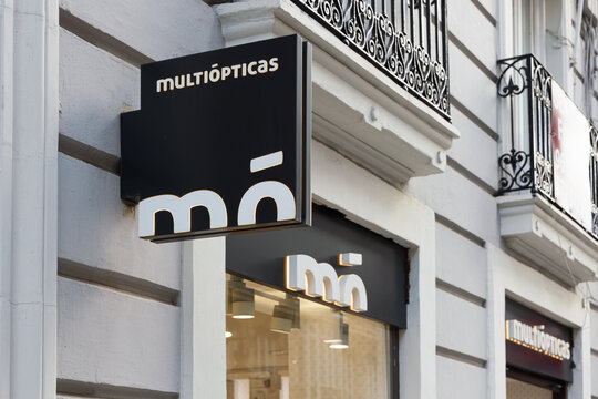 VALENCIA, SPAIN - NOVEMBER 15, 2021: Multiopticas is the leading company in the optical sector with the largest market share in Spain