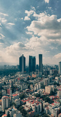 Fototapeta na wymiar Mexico City’s skyline 