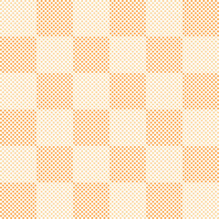 Simply seamless pattern design of polka dots in square frame. Decorating for wrapping paper, wallpaper, fabric, backdrop and etc.