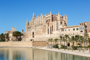 Cathedral Catedral de Palma de Mallorca La Seu church architecture travel traveling holidays vacation in Spain