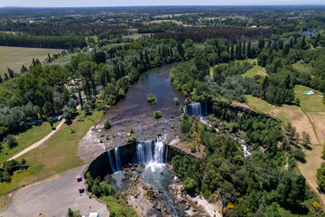 waterfall Salto del Laja, Chile