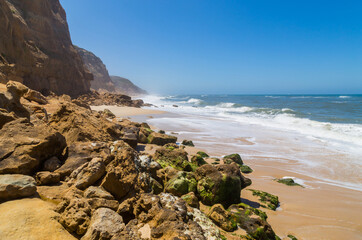 Beautiful beach in Sao Martinho do Porto