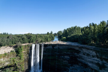 waterfall salto del itata, Chile