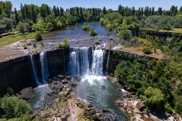 waterfall Salto del Laja, Chile