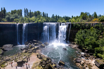 waterfall Salto del Laja, Chile