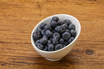 Ripe sweet tasty blueberries heap