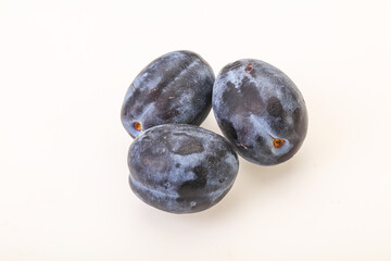 Ripe sweet and tasty plum