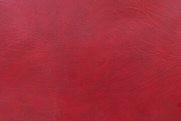 Texture de cuir rouge 