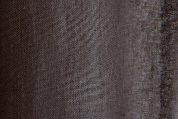 Texture de tissu tissé gris brun pour fond et arrière-plan