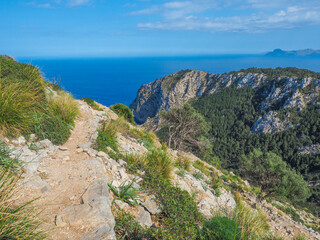Fototapeta na wymiar Mallorca - Wandern auf den Talaia d'Alcudia