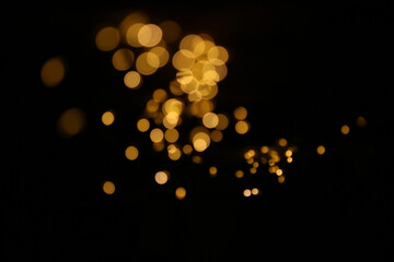 abstract background with bokeh lights