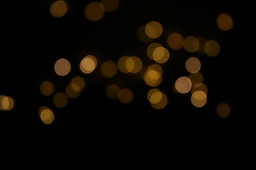 abstract background with bokeh lights