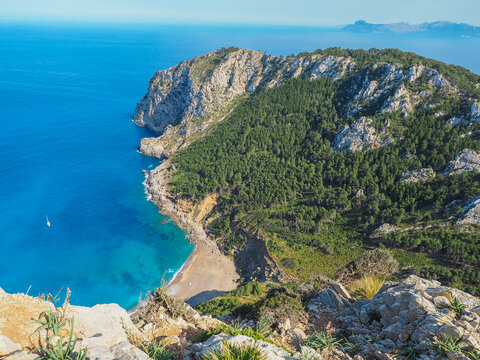 Mallorca - Blick auf den Strand Platja des Coll Baix