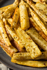 Homemade Roasted Parnsip Fries