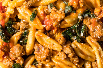 Homemade Cavatelli Pasta Dinner