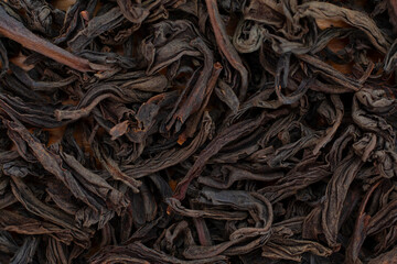 Long black tea. Close-up. View from above