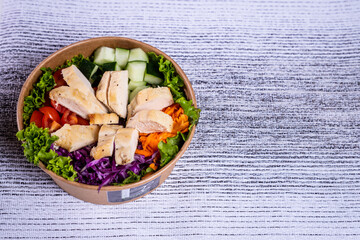 salad in a bowl