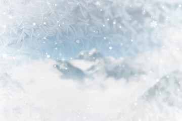 Snowy Rock Creek Park in Washington D.C., USA vector