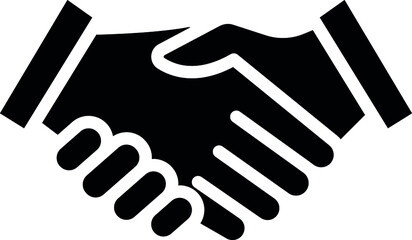 health icons shake hand  and partnership