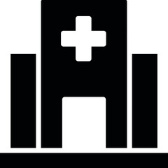 Obraz premium health icons hospital building and hospital