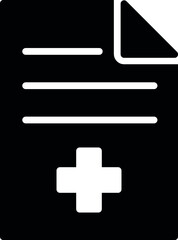 Obraz premium health icons medical report and medical record