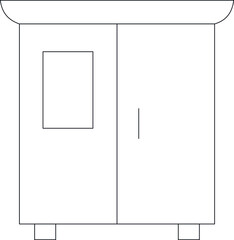 furniture icons closet and wardrobe