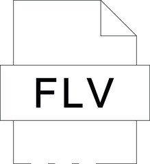 file format icons flv and extension