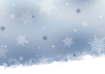 Fototapeta na wymiar Abstract winter background with snow.
