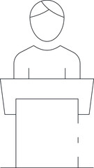 development icons speech and avatar