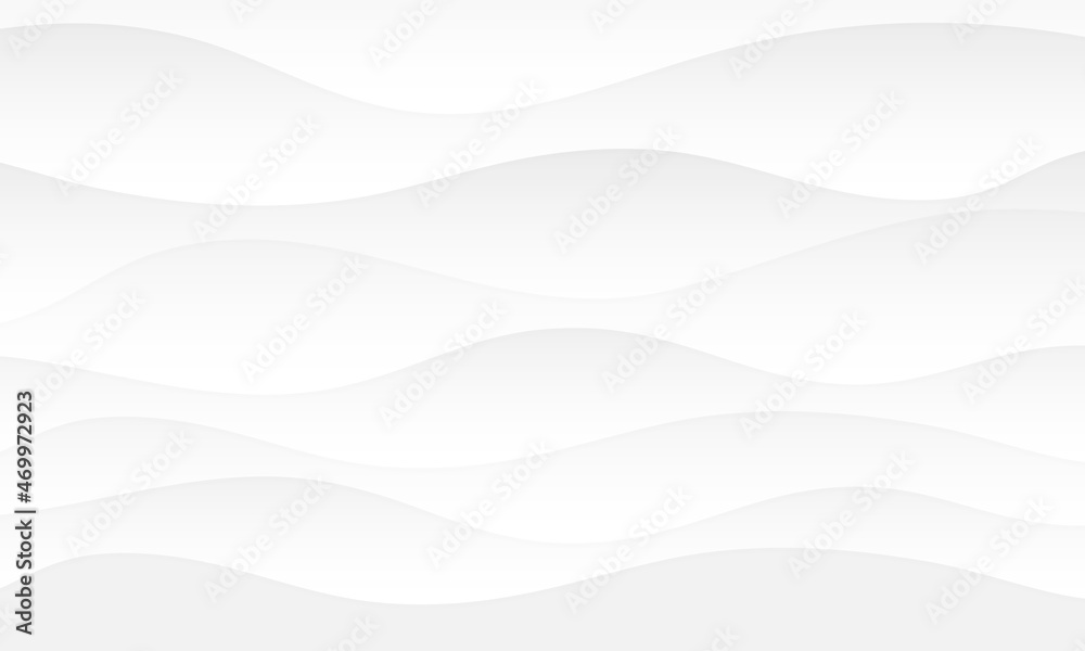 Aufkleber white abstract wave background vector