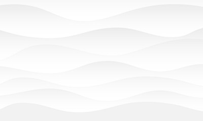 white abstract wave background vector