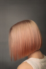 woman with long hair