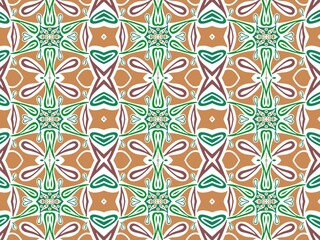 Ethnic Tribal Argyle Seamless Pattern. Abstract Mosaic Geometric Diamond Shapes Colorful Background. Traditional Boho Ikat Ornament. Digital art illustration
