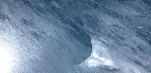 water flowing into the water